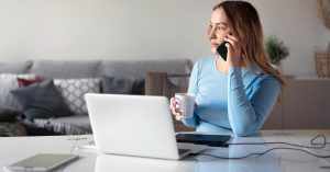 Woman reviewing how a spouse’s bankruptcy may affect shared debts and property